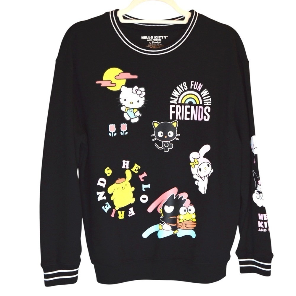 Sanrio Hello Kitty & Friends Soft Crew Neck Sweatshirt, Medium